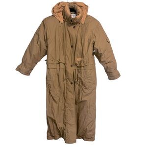Vintage 80s Winter Club Cyclone Club D’Hiver Hooded Coat Full Length Down 10